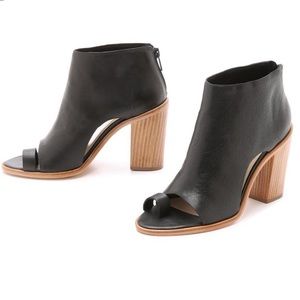 Loeffler Randall Black Booties w/ Cutouts (Size 8)